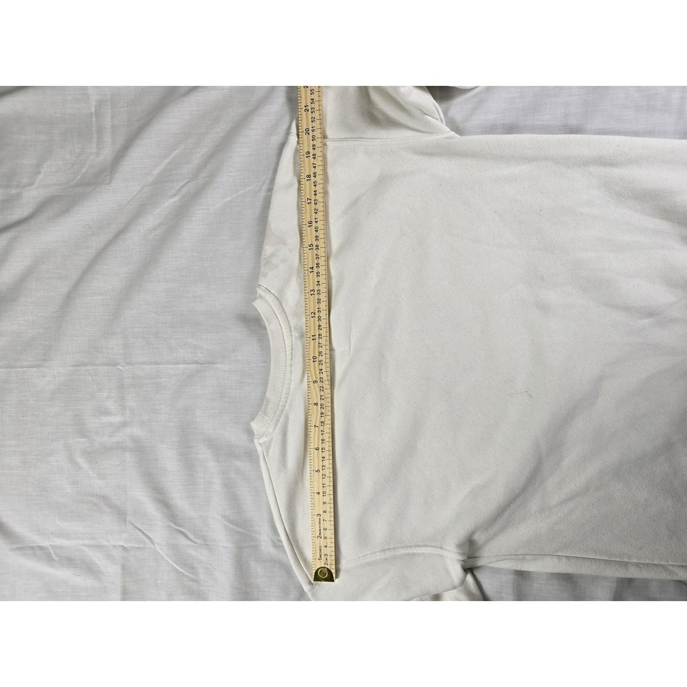 Corvette‎ Sweatshirt Mens Large White Original GM Crewneck Pullover Racing Logo - Picture 5 of 10